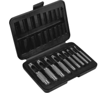 Купить - зубило и пику  Пробойник круглых отверстий TOPEX, набор 9шт, кейс (03A490)