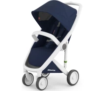 Купить - детскую коляску  Коляска прогулочная Greentom Classic Blue-White (8718858972319)