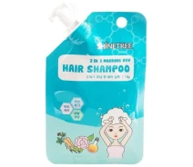 Купить - корейскую шампунь  Шампунь для волос 2 в 1 Shinetree Morning Dew Hair Shampoo, 15 г