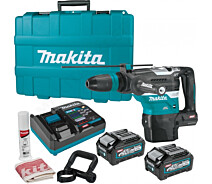 Купить - перфоратор  Аккумуляторный перфоратор Makita HR005GM202 SDS-MAX XGT 40 V MAX акум. BL4040x 2 шт., Зар. устройство DC40RA