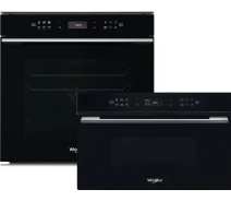 Купить - микроволновую печь  Микроволновая печь + духовка Whirlpool W7MD440NB + W7OM44S1PBL