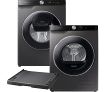 Купить - стиральную машину  Стиральная машина Samsung WW10T654CLX/UA + DV90T6240LX/UA + SKK-UDX