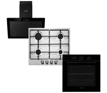 Купить - духовой шкаф  Духовой электрический шкаф Minola EO 665 BL + MGM 61404 I + HDN 6124 BL LED
