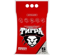 Купить - наполнитель для туалетов  Натуральный бентонитовый наполнитель для кошачьих туалетов Тигра, 5 кг, гранула макси 2,5-5 мм, красный(4823089348933)