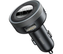 Купить - FM трансмиттер   FM-трансмиттер Baseus Enjoy Car Wireless AUX MP3 Charger 2USB 3.4A Black CCLH-01