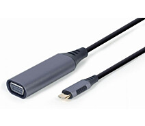 Купить - адаптер и кабель  Адаптер Cablexpert USB Type-C на VGA, Full HD 60Hz (A-USB3C-VGA-01)