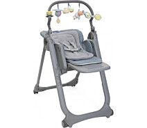 Купить - стульчик для кормления  Стульчик для кормления Chicco Polly Magic Relax New Серо-голубой (79502.96)