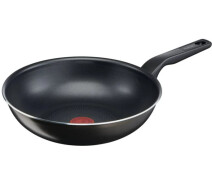 Купить - сковороду  Сковорода Tefal XL Intense ВОК, 28см, Titanium 2Х, Thermo-Spot, алюминиевая, черная (C3841953)