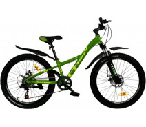 Купить - велосипед и аксессуар  Велосипед Titan 24" Calypso 2023 11" green-yellow (24TJA-004696)