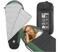 Купить - спальный мешек  Спальный мешок (спальник) кокон Mountain Goat Pro+ MG0016 0 ...+10°C R Black/Olive