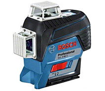 Купить - лазерный уровень и нивелир  Нивелир лазерный Bosch GLL 3-80 C +LR7 + BM1, 12В, L-Boxx, 24м/120м, ±0,2мм/м, IP 54 (0.601.063.R05)
