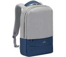 Купить - рюкзак  Рюкзак для ноутбука 15.6", водоотталкивающий, синий (7562 Grey/Dark blue)