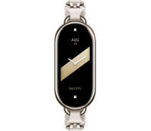 Купить - аксессуар к смарт-чсасам  Ремешок Xiaomi Smart Band 8/9 Chain Strap White (белый)