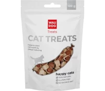 Купить - лакомство для кота  Лакомство для котов WAUDOG Treats "Маленькие суши с лососем", 100 г (4823089357133)