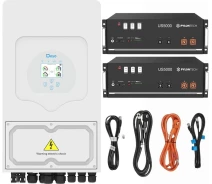 Купить - инвертор  Гибридный инвертор Deye SUN-3,6K-SG03LP1-EU 3,6KW + Батарея Pylontech US5000 48V, 100Ah, 4,8 кВт/ч (2шт.) + Набор кабелей
