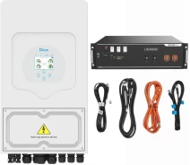 Купить - инвертор  Гибридный инвертор Deye SUN-5K-SG03LP1-EU 5kW+Батарея Pylontech batteries US3000C 48V, 74Ah, 3,5 кВт/ч+Набор кабелей Pyl