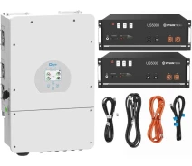 Купить - инвертор  Гибридный инвертор Deye SUN-8K-SG01LP1-EU 8kW + Батарея Pylontech US5000 48V, 100Ah, 4,8 кВт/ч (2шт.) + Набор кабелей Pylontech