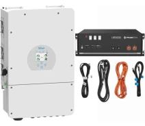Купить - инвертор  Гибридный инвертор Deye SUN-8K-SG01LP1-EU 8kW + Батарея Pylontech US5000 48V, 100Ah, 4,8 кВт/ч + Набор кабелей Pylontech