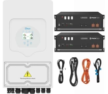 Купить - инвертор  Гибридный инвертор Deye SUN-5K-SG03LP1-EU 5kW + Батарея Pylontech US5000 48V, 100Ah, 4,8 кВт/ч (2шт.) + Набор кабелей Pylontech