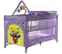 Купить - детский манеж  Кровать-манеж Carrello Molto Orchid Purple (CRL-11604)