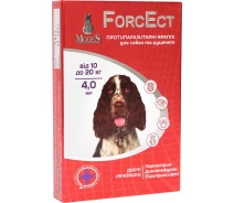 Купить - противопаразитарное средство для собаки  ФорсЭкт (ForcEct) противопаразитарные капли для собак и щенков 10-20 кг, 4,0 мл, MODES