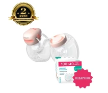 Купить - молокоотсос  Набор акционный Молокоотсос двойной аккумуляторный BabyOno "TWINNY" и Вкладыши лактационные "COMFORT" (1002А)