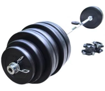 Купить - штангу  RN Sport на 135 кг (PlastOlimp135) с противоударным покрытием