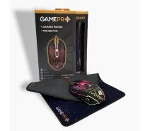 Купить - мышку для ноутбука  Мышь игровая GamePro Gameset 2 в 1 GS347 USB с игровой поверхностью