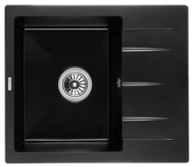 Купить - кухонную мойку  Кухонная мойка GRANADO MADRID black shine 1601