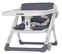 Купить - стульчик для кормления  Стульчик-бустер для кормления CARRELLO Ergo CRL-8403 Sand Beige с защитой от сползания и ремнями безопасности