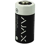 Купить - батарейку и аккумулятор  Батарейка AJAX CR123A 3V (000015276)