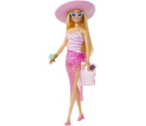 Купить - игрушку для девочки  Набор с куклой Barbie Пляжная прогулка Barbie (HPL73)