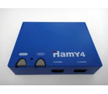 Купить - игровую консоль  приставка Hamy 4 двухсистемная 8-16 бит синяя