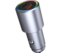 Купить - зарядное устройство для телефона и планшета  Автом. зарядное устройство Proove Double Energy Plus 53W U+C(488590092)сер