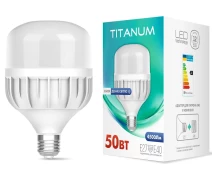 Купить - лампу  Лампа светодиодная TITANUM A138 50W E27 6500К (TL-HA138-50276)