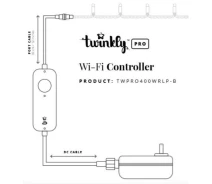 Купить - гирлянду  Контролер Twinkly Pro WiFi IP65, 1-2x250 ламп(TWPRO400WRLP-BEU)