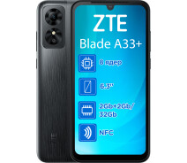 Купить - смартфон и мобильный телефон  ZTE Blade A33+ 2/32GB Grey