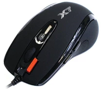 Купить - мышку для ноутбука  Мышь игровая A4Tech X-710 BK USB Black