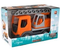 Купить - машинку, модель техники  Машинка Tigres "TechTruck" пожарная в коробке (39889)