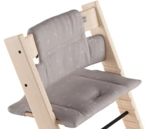 Купить - стульчик для кормления  Текстиль для стула Stokke Tripp Trapp серые галочки (Icon Grey) (100359)