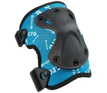 Купить - комплект защитной экипировки  Защитный комплект налокотники и наколенники MICRO Синий М (AC8028)