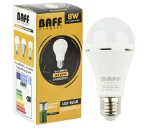 Купить - лампу  Светодиодная перезаряжаемая аварийная лампа BAFF LED 8W