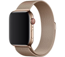 Купить - аксессуар к смарт-чсасам  Ремешок Apple Milanese Loop Gold (MTU72) для Apple Watch 44mm/42mm Series 4/3/2/1