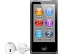 Купить - MP3-плеер  MP3 / MP4-плеер Apple A1446 iPod nano 16GB Space Gray (MKN52QB/A)