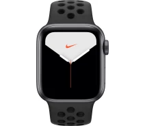 Купить - смарт-часы  Смарт-часы Apple Watch Nike Series 5 GPS, 44mm Space Grey Aluminium Case with Anthracite/Black Nike Sport Band - S/M & M/L (MX3W2GK/A)