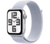 Купить - смарт-часы  Apple Watch SE GPS 40mm Silver Aluminium Case with Blue Cloud Sport Loop (MXEE3QH/A)