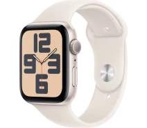 Купить - смарт-часы  Смарт-часы Apple Watch SE GPS 44mm Starlight Aluminium Case with Starlight Sport Band - S/M (MXEU3QH/A)