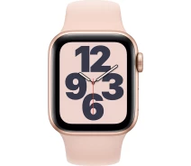 Купить - смарт-часы  Смарт-часы Apple Watch SE GPS, 40mm Gold Aluminium Case with Pink Sand Sport Band (MYDN2)
