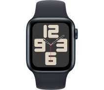 Купить - смарт-часы  Смарт-часы Apple Watch SE GPS 40mm Midnight Aluminium Case with Midnight Sport Band - S/M (MR9X3QP/A)