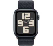 Купить - смарт-часы  Смарт-часы Apple Watch SE GPS 40mm Midnight Aluminium Case with Midnight Sport Loop (MRE03QP/A)
